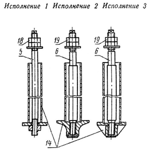 Болты фундаментные съемные